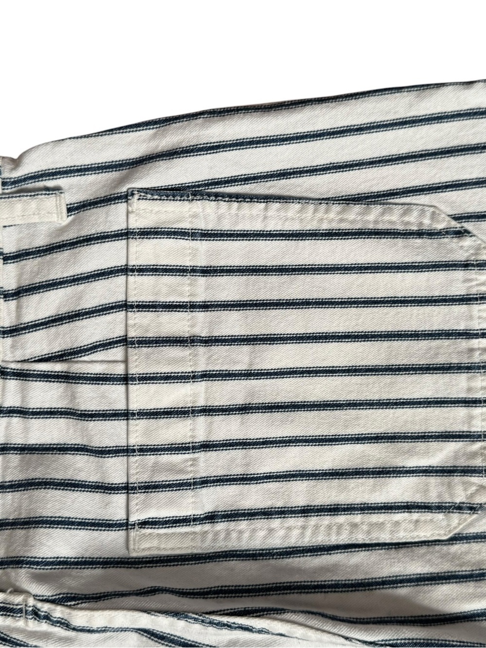 J Crew Striped HighRise Wide Leg Pants with Nautical Pinstripes - Picture 6 of 6